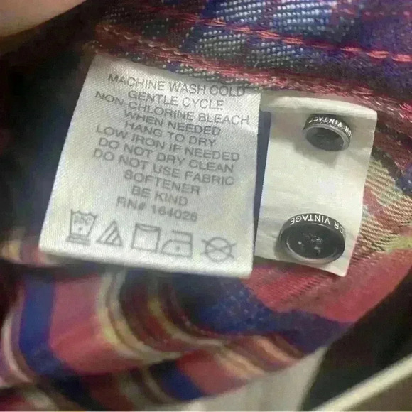 Tailor Vintage Men's Small Luxe Performance Flannel - Picture 4 of 6